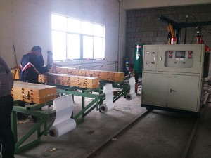 PU Wood imitation Cornice Crown Molding Machine