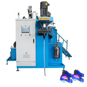PU Elastomer Casting Machine Polyurethane Dispensing Machine  For Universal Wheel