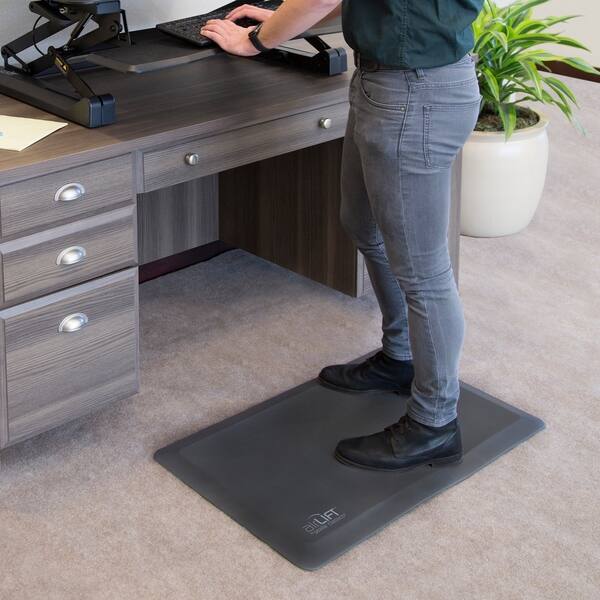 AIRLIFT-Gray-Anti-Fatigue-Comfort-Mat-for-Stand-Up-Desks-Kitchens-Non-Slip-Waterproof-Polyurethane-Set