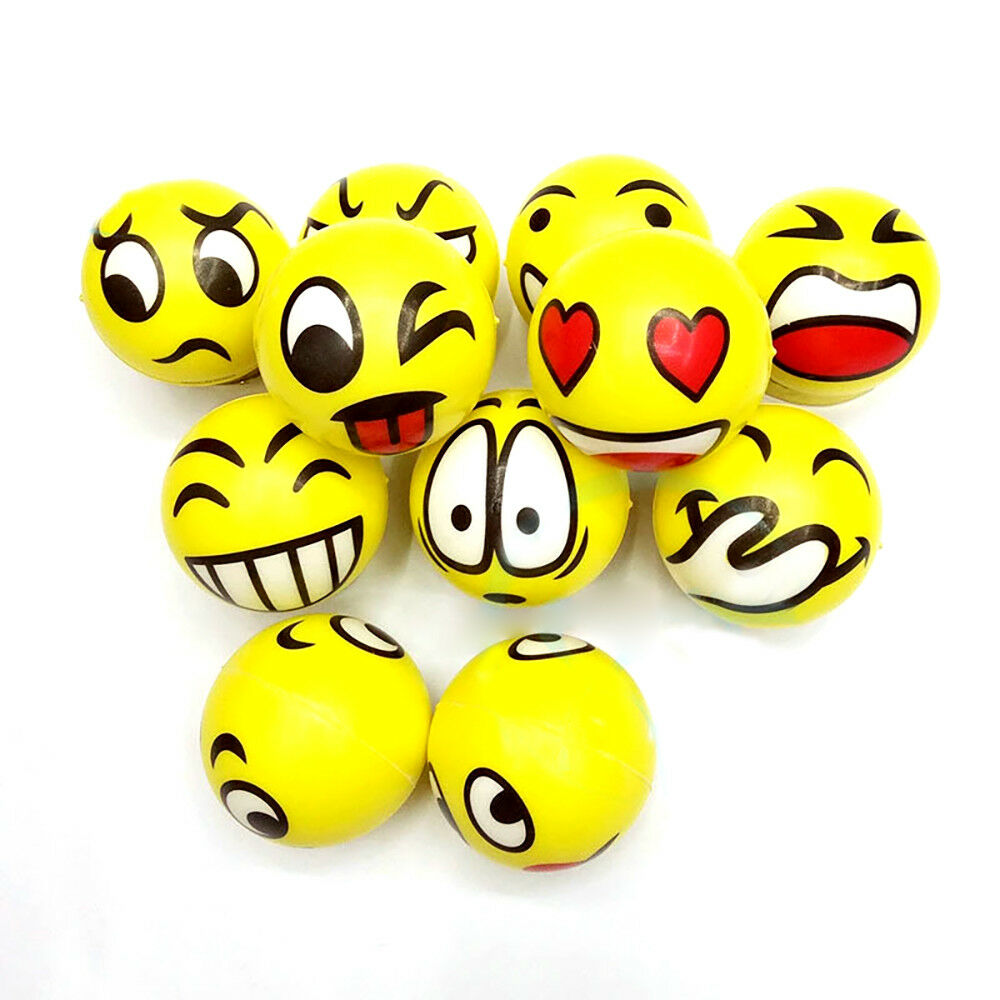 Details about Anti-Stress Ball Emoji Stress Balls Face Toy Emoji Ball for Adults and Children