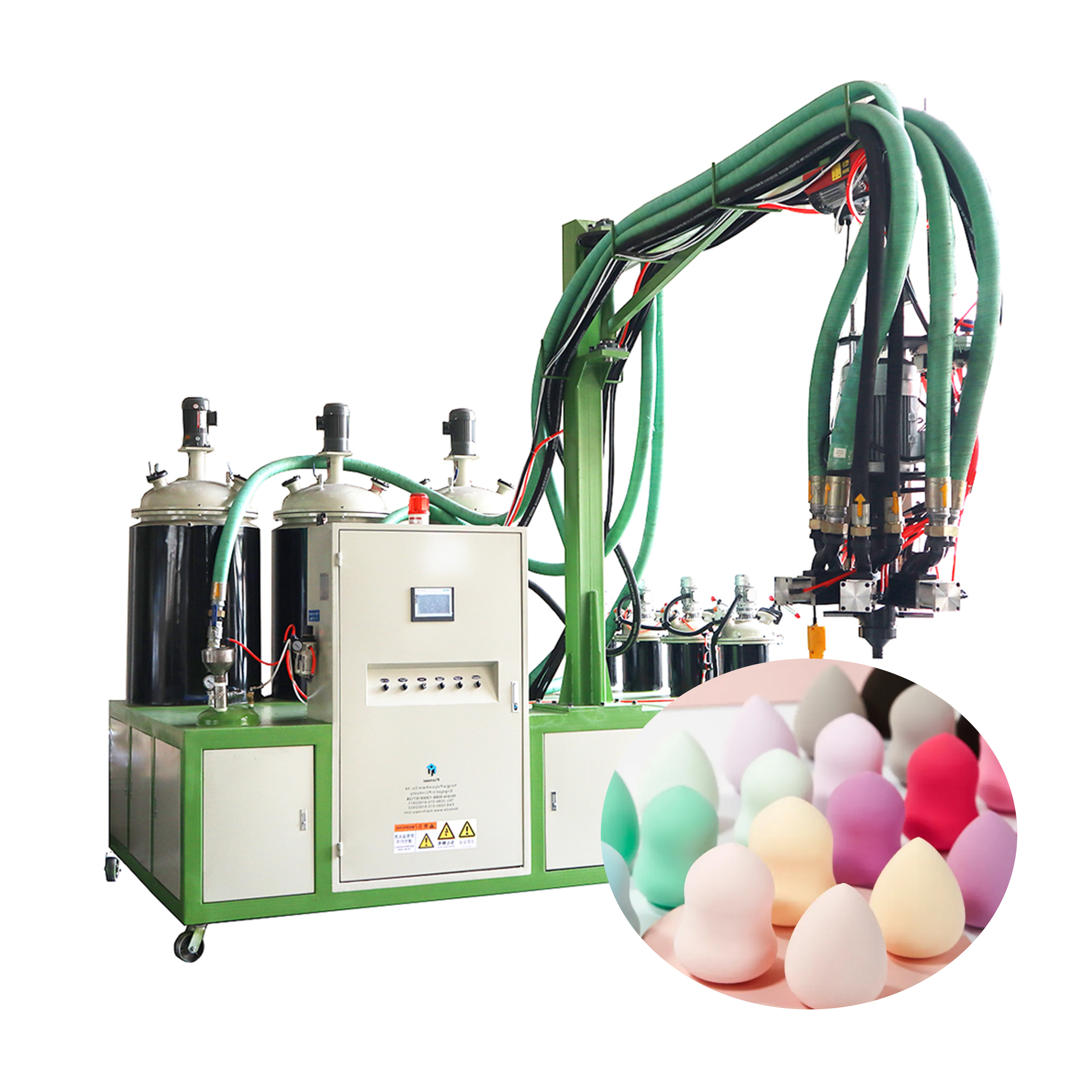 Polyurethane Low Pressure Foam Injection Machine For Makeup Sponge Featured Image