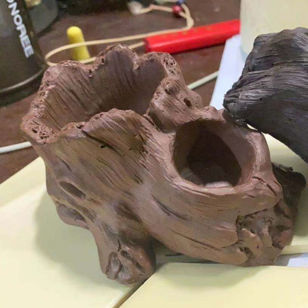 A new technology to make ceramic imitation with scrap polyurethane material