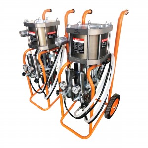 Two Component Insulation Foaming Polyurethane Pneumatic High Pressure Airless Sprayer