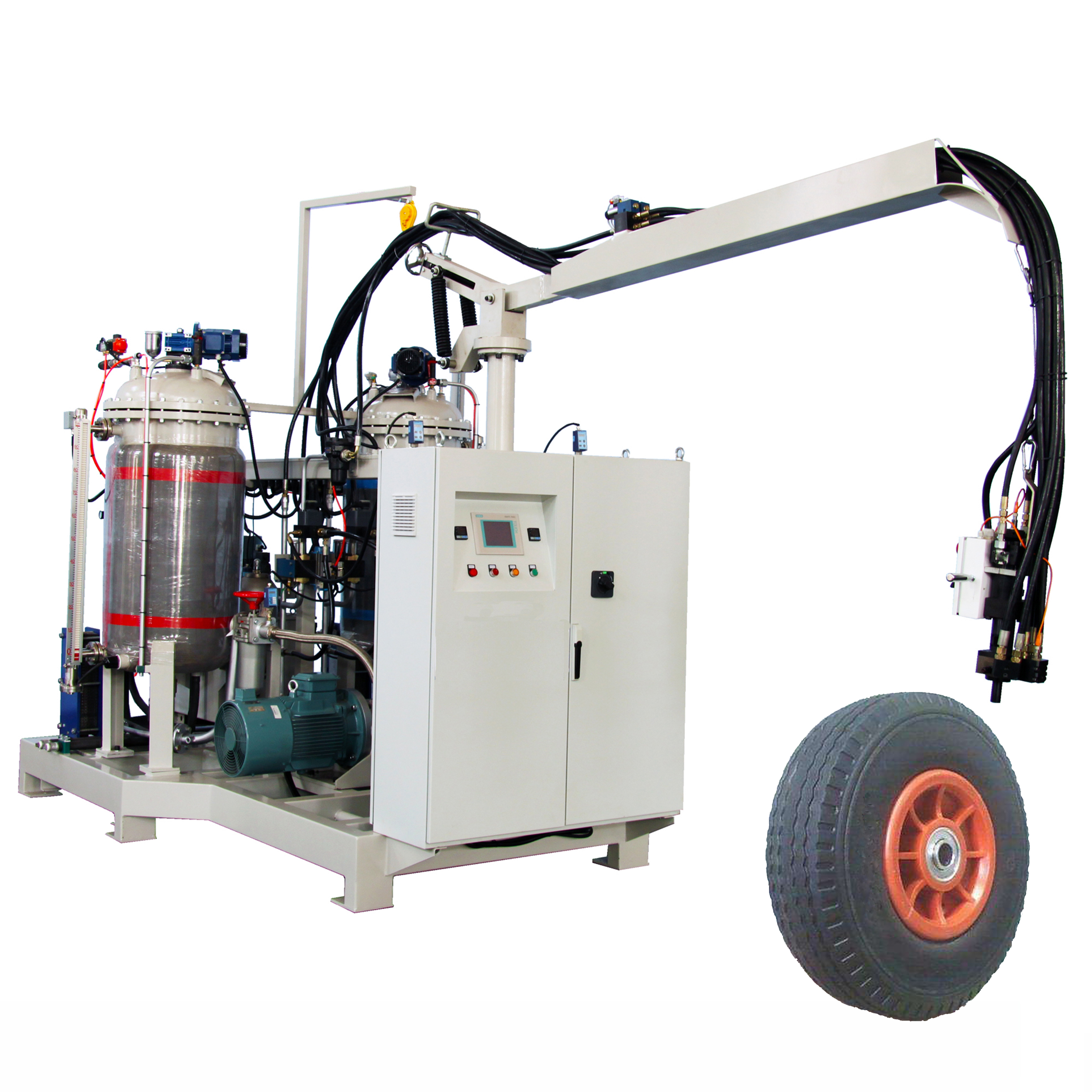 High Pressure Polyurethane PU Foam Injection Filling Machine For Tire Making Featured Image