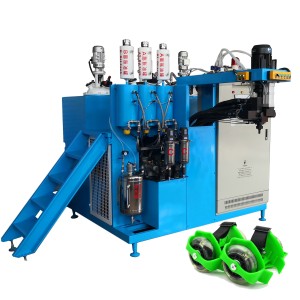 PU Elastomer Casting Machine Polyurethane Universal Wheel Making Machine