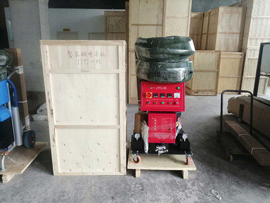 Shipment Of JYYJ-3E Polyurethane Waterproof Insulation Foam Spraying Machine